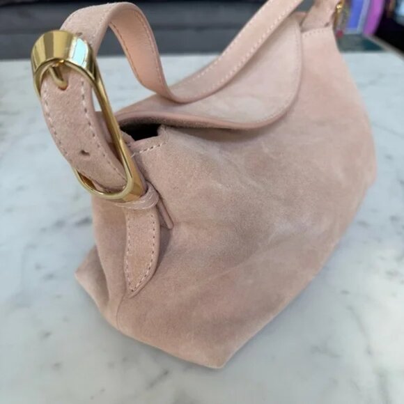 J. Crew Berkeley Suede Shoulder Bag - NWT - Picture 6 of 7